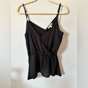 Vintage Y2K Black Strappy Top